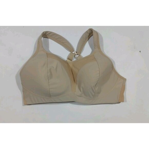 Panache 7341 Boundless Non Wired Sports Bra Size 38D Tan High Impact Racerback - Picture 4 of 8